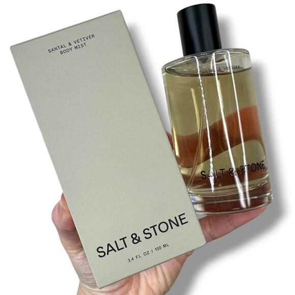 Salt & Stone NIB Unisex Santal & Vetiver Infused Hydrating Skincare Body Mist - Picture 5 of 10
